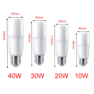 Vimite Aluminum PC Bulb LED 10W 20W 30W 40W 90% Power Saving Durable ABS Waterproof E27 Bulb 220V Fast Heat Dissipation Plastic 6500K Bulb Suitable for Garden Bedroom Staircase Living Room