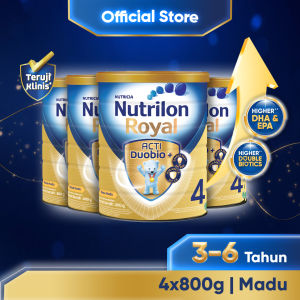 Nutrilon Royal 4 Madu Susu Pertumbuhan Bubuk 800 GR x 4