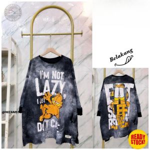 Kaos Oversize wanita  Import Motif Karakter – Desain Depan & Belakang Unik