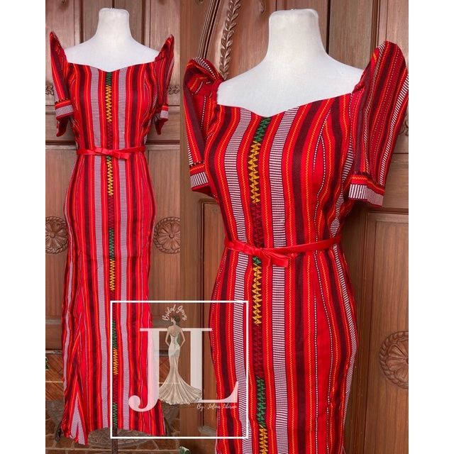 🎁🌈 Filipiniana mindanao red | Lazada Philippines