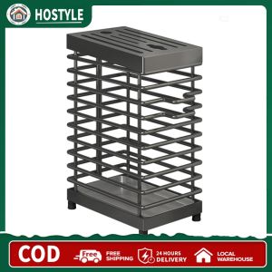 【NEW】 Elegant Stainless Steel Holder with Anti-Slip Base Compact Design for Kitchen and Chef Accessories