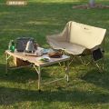 MOBI GARDEN Large Double Folding Moon Chair Outdoor Foldable Camping Easy Assemble Storage 150kg Max Load Stable Steel Pipe Frame 600D Oxford Portable Seat with Storage Bag Mobigarden. 