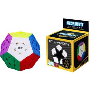 Megaminx StickerlessSpeed Magic Cube 3x3 Dodecahedron Puzzle Cube Twist Travel Toys Christmas Stocking Fillers for Kids & Adults