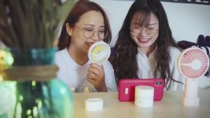 2025Orico Oryco USB Quạt Nhỏ Có Thể Sạc Lại Máy Tính Để Bàn Văn Phòng Ký Túc Xá Sinh Viên Nhỏ Im Lặng Di Động