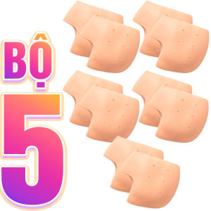 Bộ 10 Cặp Đệm Silicon Gót Chân Chống Nứt Nẻ Chai Sần - Đệm Gót Chân - 100style