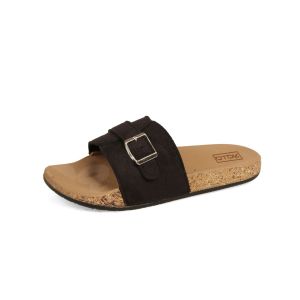 LALA Fashion Slippers with One Strap Gamusa Material For Women Comfy Slide Slip-On Slipper
