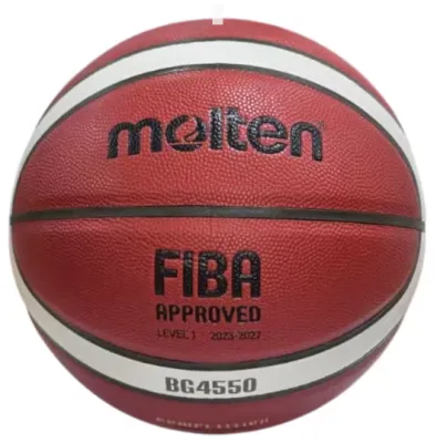 (SG Stock) *100% Authentic* Molten Basketball BG4550 BG4500 Size 7 Size 6 New Production Level 1 Valid 2023-2027 BG5000 BG4500 BG3800 BG3200 BG2000 FIBA Approved. Competition Basketball. National School Games Model