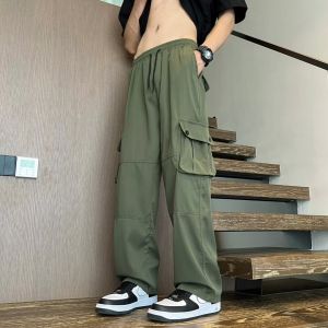 【High quality】Seluar Kargo Six Poket Stright cut Sleck 6poket Kain Tebal Cargo Pants for men Mens tactical pants mens outdoor pants[M-3XL]