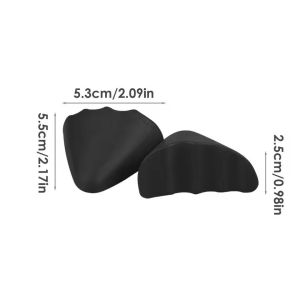 INEOO PU Foam Toe Plug Insert for Men Women Soft Anti-wear Toe Filled Insole High Heels Pain Relief Protector Adjustable Half Size Pad