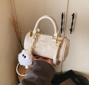 [TẶNG KÈM MÓC GẤU] Túi xách tay đeo chéo dáng trống thời trang đi chơi đi dự tiệc Thanhthushop68 074