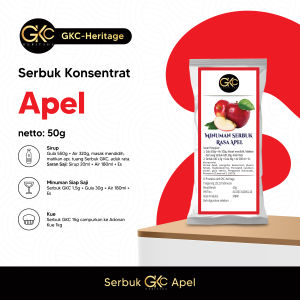Bubuk Minuman Apel Powder 50gr Gkc Heritage untuk campuran Teh