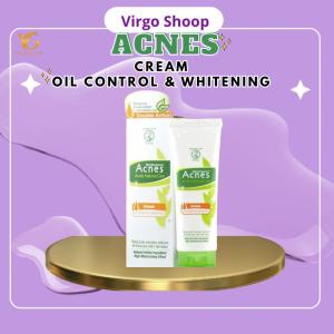 Acnes Natural Care Oil Control & Whitening Cream 40gr - Acnes Cream - Menyamarkan Jerawat - Virgo Shoop
