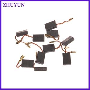 ZHUYUN 10Pcs 5x10x15mm 125 Motor Carbon Brush Angle Grinder Cutting Polishing Machine Accessories Electric Tool Carbon Brush