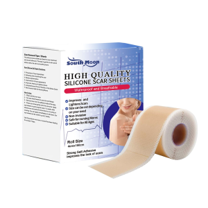 High Quality 【 Spot inventory 】South Moon Silicone Scar Tape Silicone Gel Strips Reusable Professional Scar Removal Sheet for Section Burn Keloid Acne Face Care Silicone Removal Patch Reusable Acne Gel Scar Tpy Caesarean Section Trauma Burn