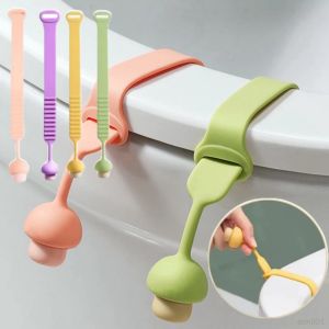 Dây Silicon Nâng Nắp Bồn Cầu Chống Trượt Có Thể Điều Chỉnh Tránh Chạm Giữ Vệ Sinh-NIEVE