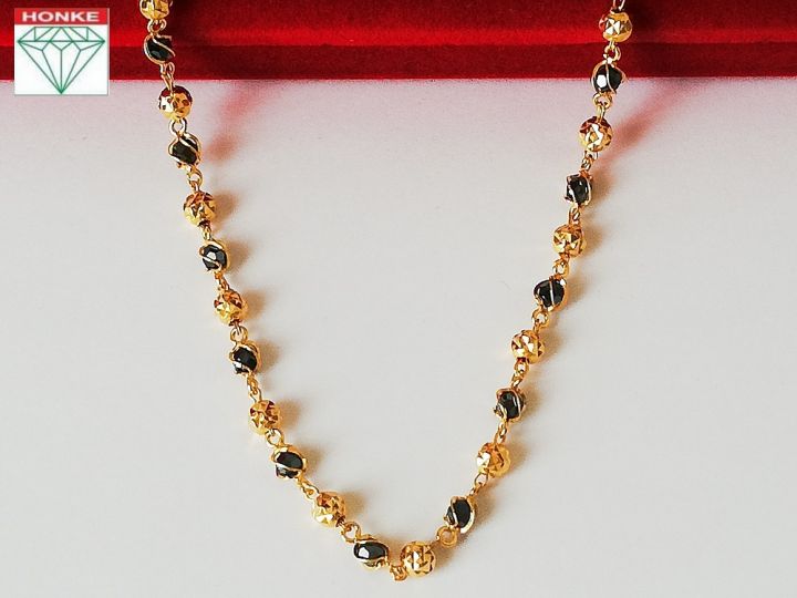 Crystal stone necklace 2024 with gold