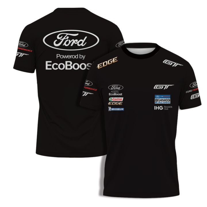 F1 Racing Ford เสื้อทีมแขนสั้น3D เสื้อยืดพิมพ์ลายผู้ชายผู้หญิงเสื้อยืด ...