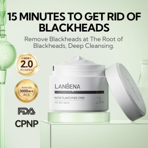 LANBENA Aloe Vera Blackhead Remover Strips Face Serum Acne Remover Nose Pore Cleaner Facial Mask 3PCS