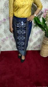 Rok dan selendang etnik motif tumtuman katun seri12