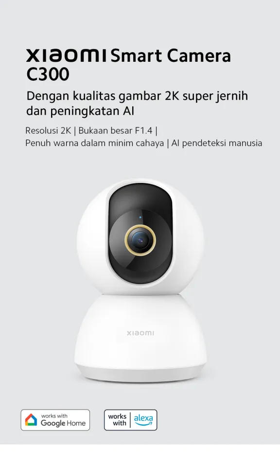 Xiaomi Smart Camera C300 CCTV Indoor 2K Ultra-clear HD 3MP