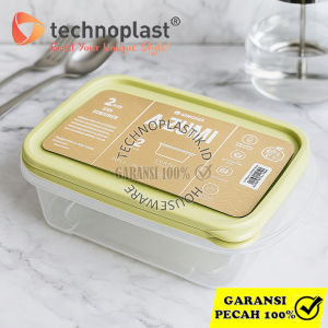 TECHNOPLAST New Azumi Set Of 2pcs / Sealware Penyimpanan 1900ml