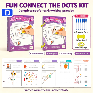 Reusable Wipe‑Clean Maze Activity Cards 80Pcs Kids Focus Logic Thinking Puzzle Game with Markers & Eraser Educational Early Learning Toy
