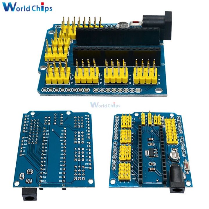 Nano I/o Io Expansion Sensor Shield Module For Arduino Uno R3 Nano V3.0 ...
