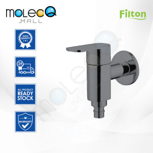 Filton Bathroom Accessories Black Series Bib Tap Wall Mounted Bib Tap Washing Machine Water Tap Cold Tap Faucet Bathroom Stainless Steel TF-BKHB-01
