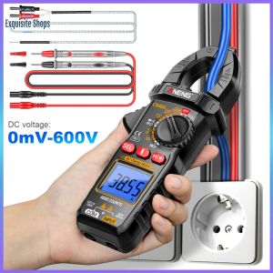 Current Voltage Diode Multimeter with Cable NCV Voltage Detection Tool Overload Protection Professional 600A Digital Multimeter for Home Office Use