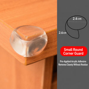 Pelindung Sudut Meja Silikon Lutsinar Tebal Penjuru Meja Anti Hentak Penjaga Kaca Kanak Kanak Transparent Bumper Sticker Table Corner Rubber Cover Guard Anti Protective Silicone 透明防撞角加厚 桌角防防护角包硅胶保护套茶几玻璃护角 H242