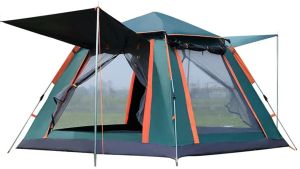 Portable Pop up Camping Tent foldable instant Tent with Carry bag and moisture-proof pad 3-4 5-8 Pax Waterproof Pop