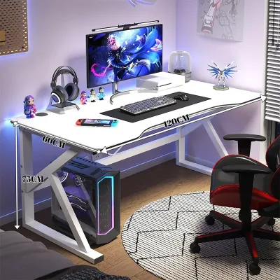 Computer Table Carbon Fiber Modern Minimalist Gaming Table Computer desk 140CM 2024 Home Office Furniture