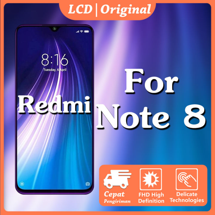 LCD Redmi note 8 Touchscreen Original / Mencegah Layar Meledak / FHD ...