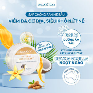 SÁP DƯỠNG BƠ HẠT MỠ HƯƠNG VANI MOOGOOcho da siêu khô nứt nẻ (có thể dưỡng môi và toàn thân) -