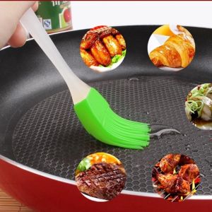 .BUYYU Kitchen Silicone Brush Baking Tools Cooking Barbecue Heat-resistant Oil Seasoning Brush