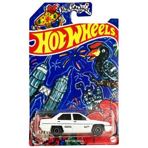 Hot Wheels Proton Saga White Putih Kad Burung 2025 40th Anniversary Special Edition