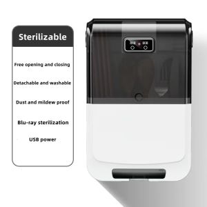 UV Disinfection Cabinet Wall-mounted Box Kitchen Spoon Fork Sterilizer Box Smart Sterilizer Box
