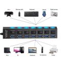 Usb 3.0 Hub Super High Speed Multi Usb Hub 4 Port / 7 Port Expander For PC Computer Accessories Laptop. 