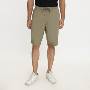 RBJ Celana Pendek Karet Polos Cotton Olive Pria