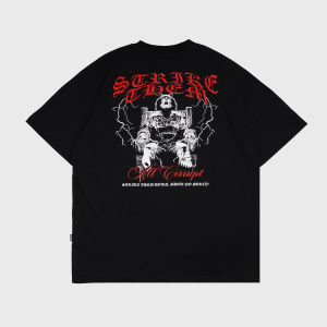 Epidemic T-Shirt American Cotton 20s Strike Them Black