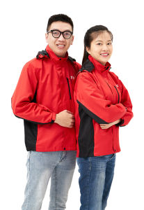 Áo Khoác Gió Hai Lớp Cho Cặp Đôi - Đội Nhóm - Công Ty - Team Thương hiệu FMF Cổ Đứng - In Logo theo yêu cầu