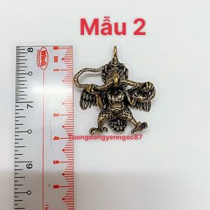 Mặt dây chuyền chuỳ Garuda Kim sỉ điểu đồng