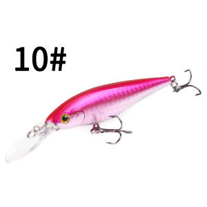 1PCS 11cm/9.5g Fishing Lure Minnow Floating Artificial Hard Bait with 2 Treble Hook Fish Baits Bass Wobblers Lures