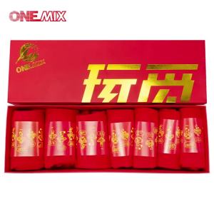 ONEMIX Mens Week Sports Running Socks Pure Cotton Socks 7 Pairs/lot 7 Days Wearing For Outdoor Suitable For Sizes 37 to 442026