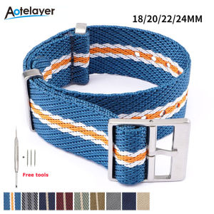 Aotelayer 18mm 20mm 22mm 24mm Premium-grade Nato Zulu Watch Strap Nylon Wrist Band Men Women Soft Sport Waterproof Watch Accessories