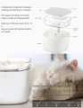 Petoneer Fresco Mini 1.9L Capacity Water Filter Fountain Pro | Smart App Control | Multi-Filtration UVC Disinfection. 