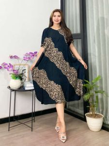 BISA COD/BAYAR DITEMPAT | daster lowo daster lowo motif leopard resleting depan ld 130