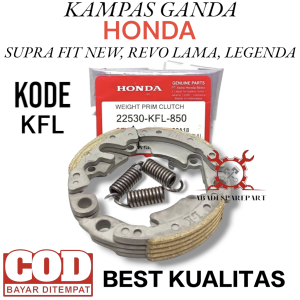Kampas Ganda HONDA Legenda / Supra Fit New / Fit X / Revo Lama / Revo 100 Kampas Otomatis Ganda Kopling Only Kode KFL Berkualitas