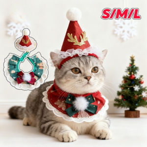 【Pet BHQ】เครื่องแต่งกายคริสต์มาส พร้อมส่ง คริสต์มาส เสื้อผ้าสัตว์เลี้ยง ชุดคอสเพลย์ น่ารัก สําหรับสุนัข แมว