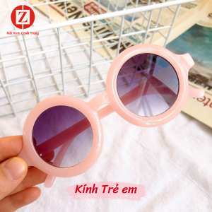 [Model Nhí Sành Điệu] Kính Râm đi nắng dành cho Bé Trai Bé Gái form tròn màu bóng phong cách dễ thương nhiều màu kẹo ngọt mã T1558